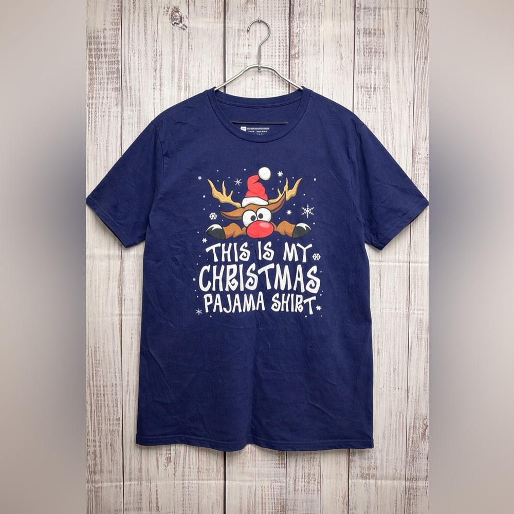 This Is My Christmas Pajama Shirt Reindeer Tee 2XLT‎ Funny Holiday